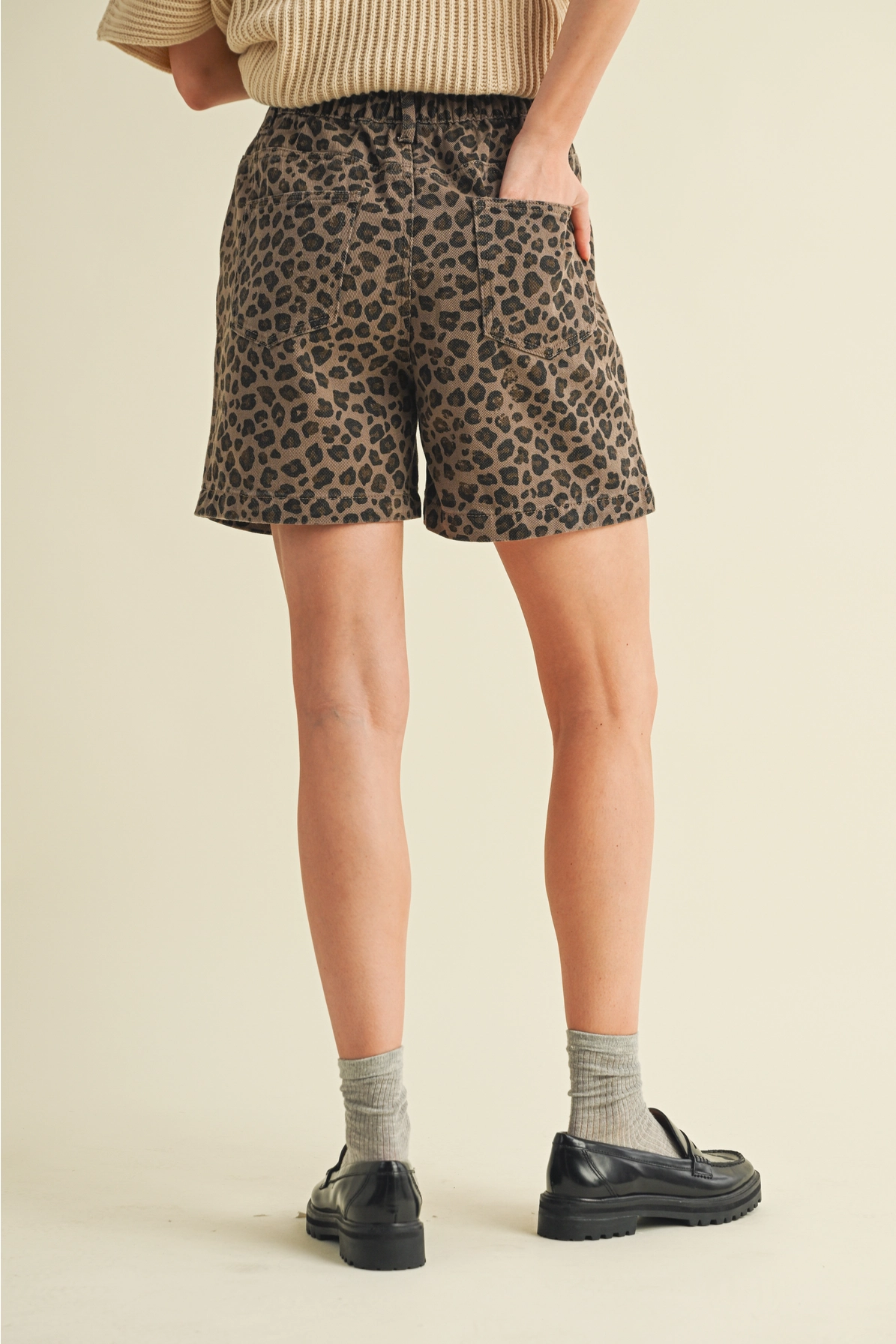 Leopard Print Summer Shorts