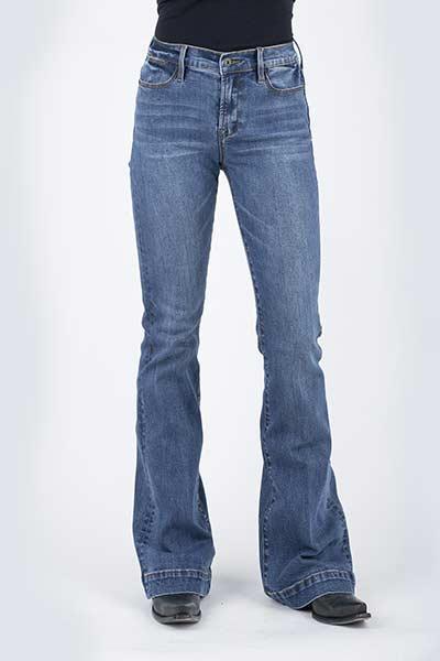 WOMENS JEAN 921 HIGH RISE FLARE FIT HIGH WAIST FLARE 11-054-0921-2400 BU