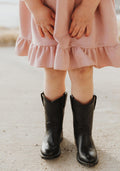 BLACK ROPER STYLE BOOTS - Style 3010