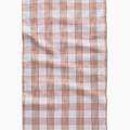 Vintage Gingham Natural Tea Towel