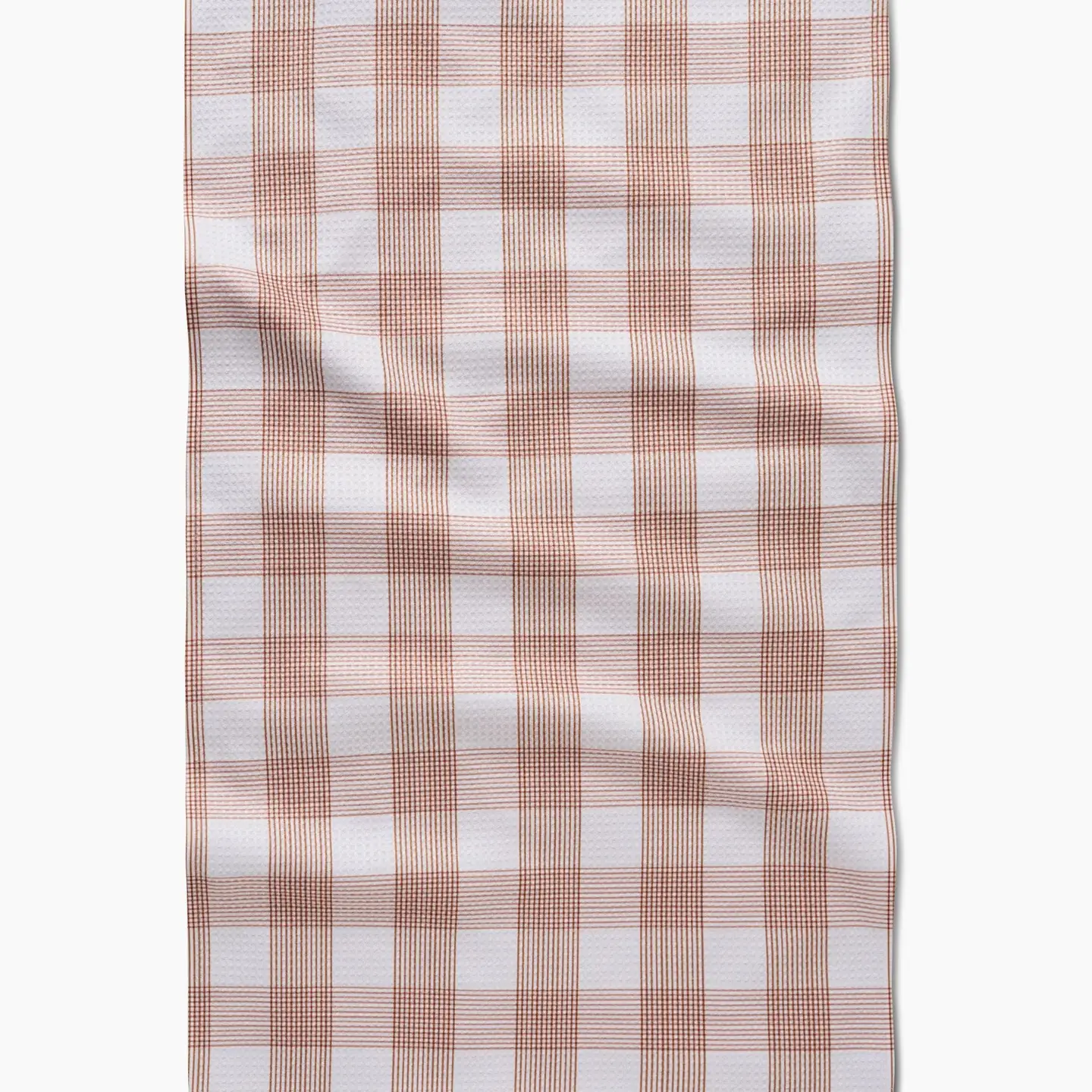 Vintage Gingham Natural Tea Towel