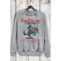 Buckle Up Cowboy Mineral Sweatshirts - Mineral Dark Grey