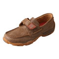 YOUTH DRIVING MOCCASINS - STRAP BOAT/BOMBER YDM0022