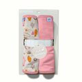 Saddle Up, Cowgirl Toile- Burp Cloth Set