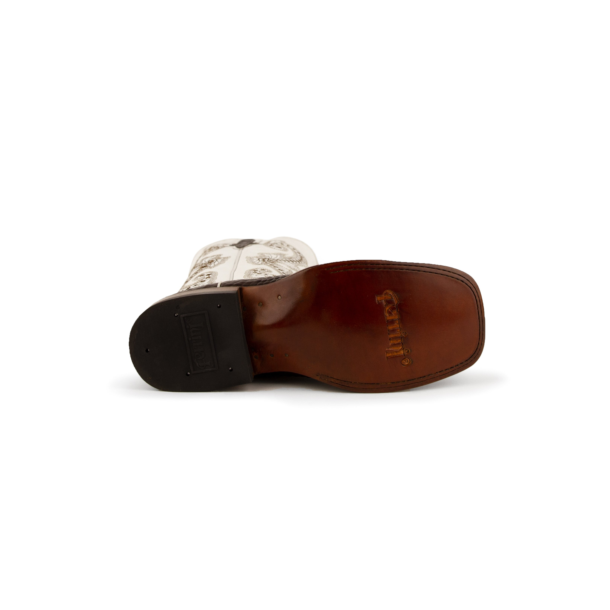 Ladies Print Rancher S-Toe Chocolate