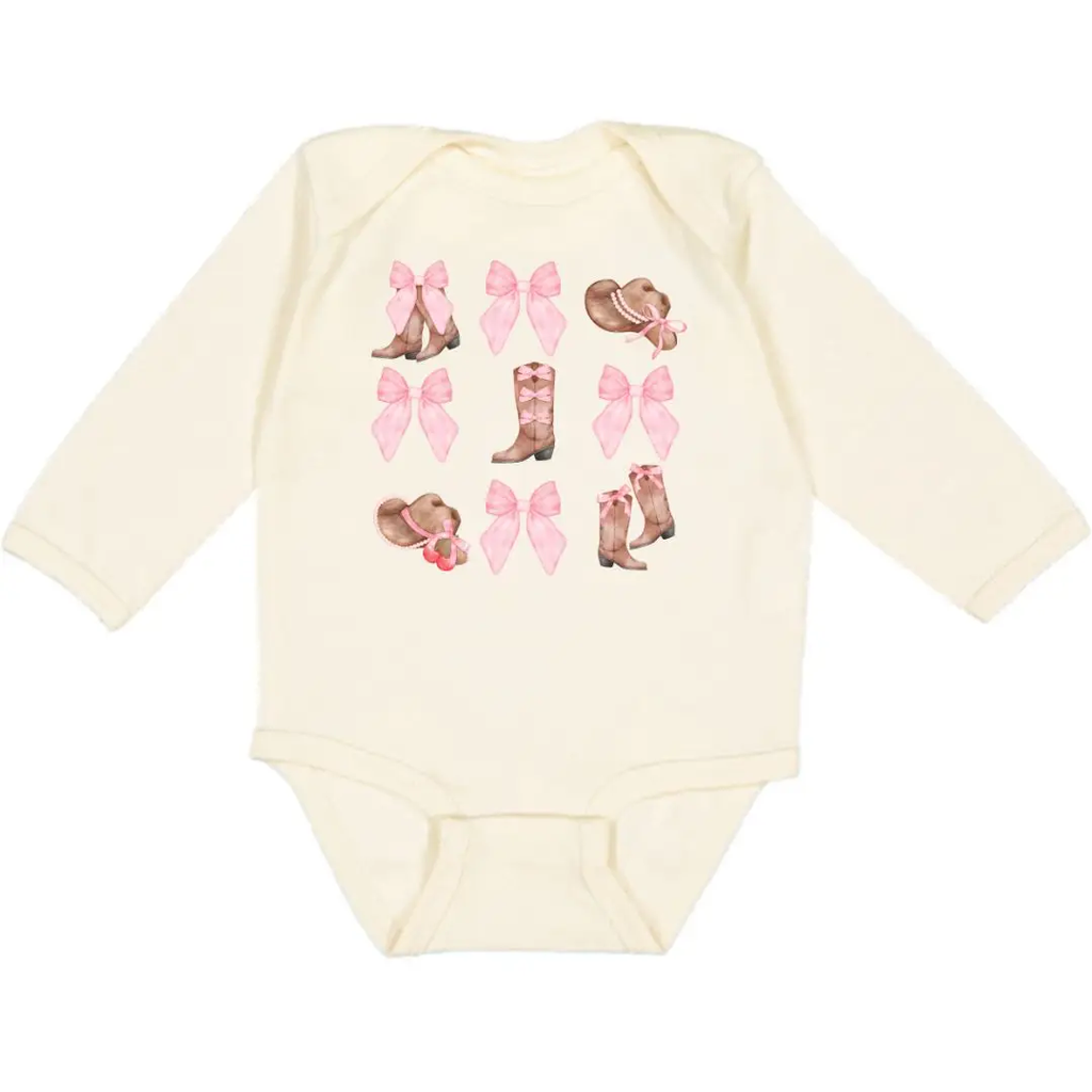 Coquette Cowgirl Long Sleeve Bodysuit