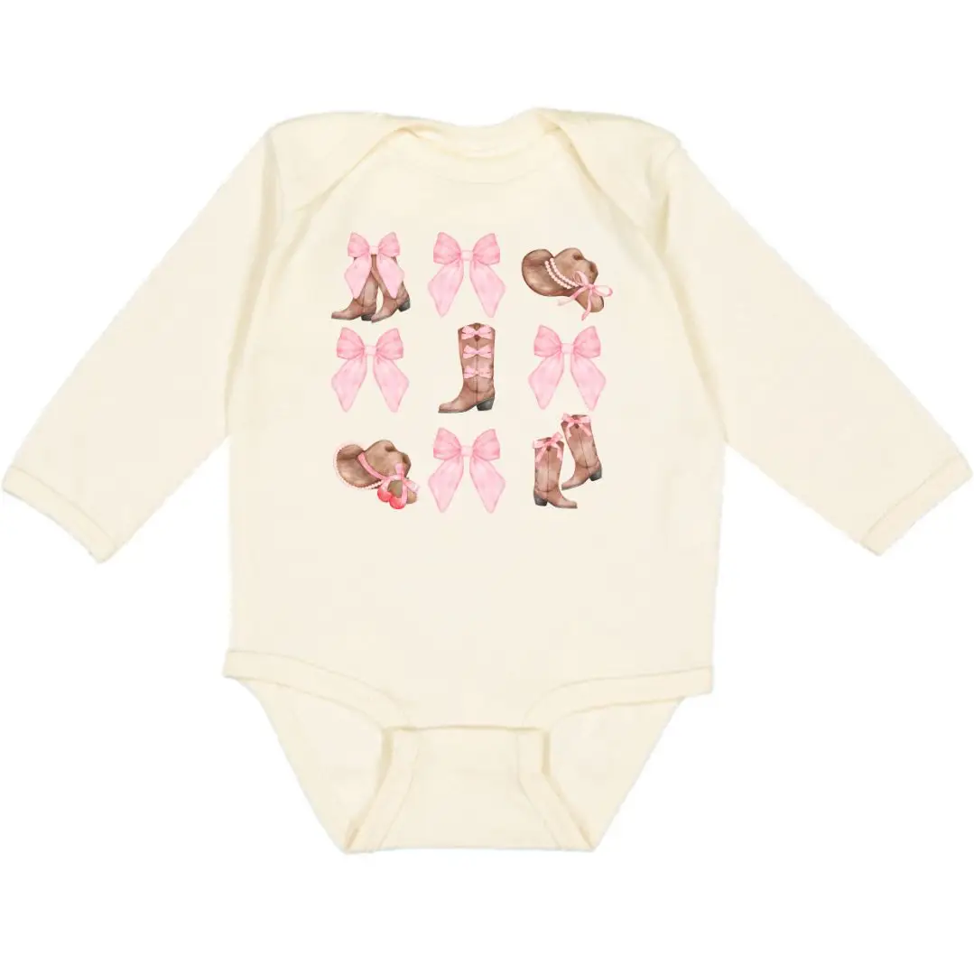 Coquette Cowgirl Long Sleeve Bodysuit