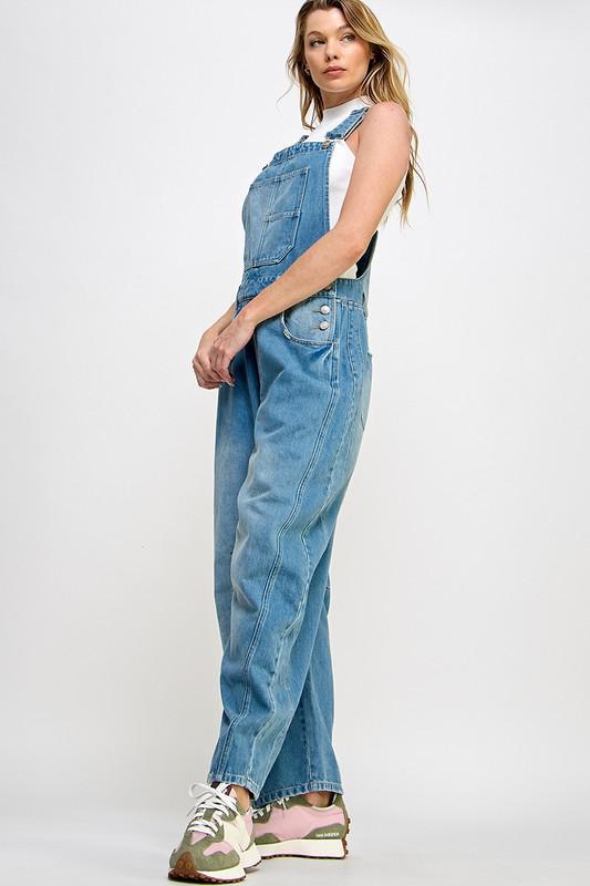 Barrel Pants Denim Overall