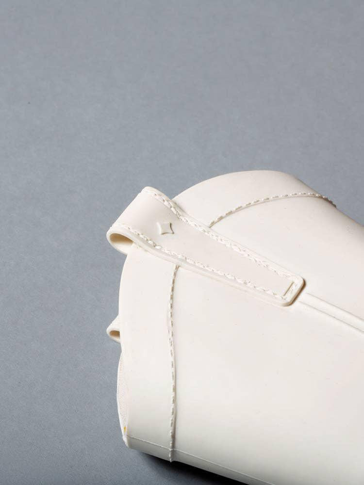 Bone White Kid's All Weather Rubber Cowboy Boots