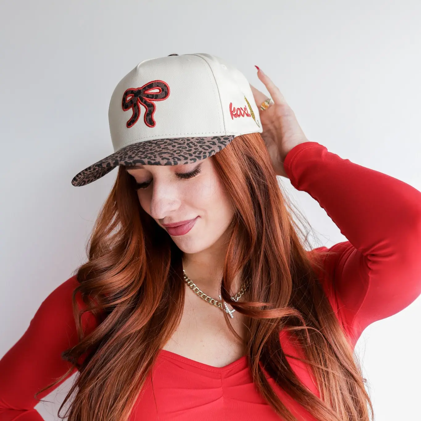 Cheetah Bow Trucker Hat