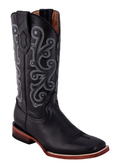 Men's French Calf Black S-Toe