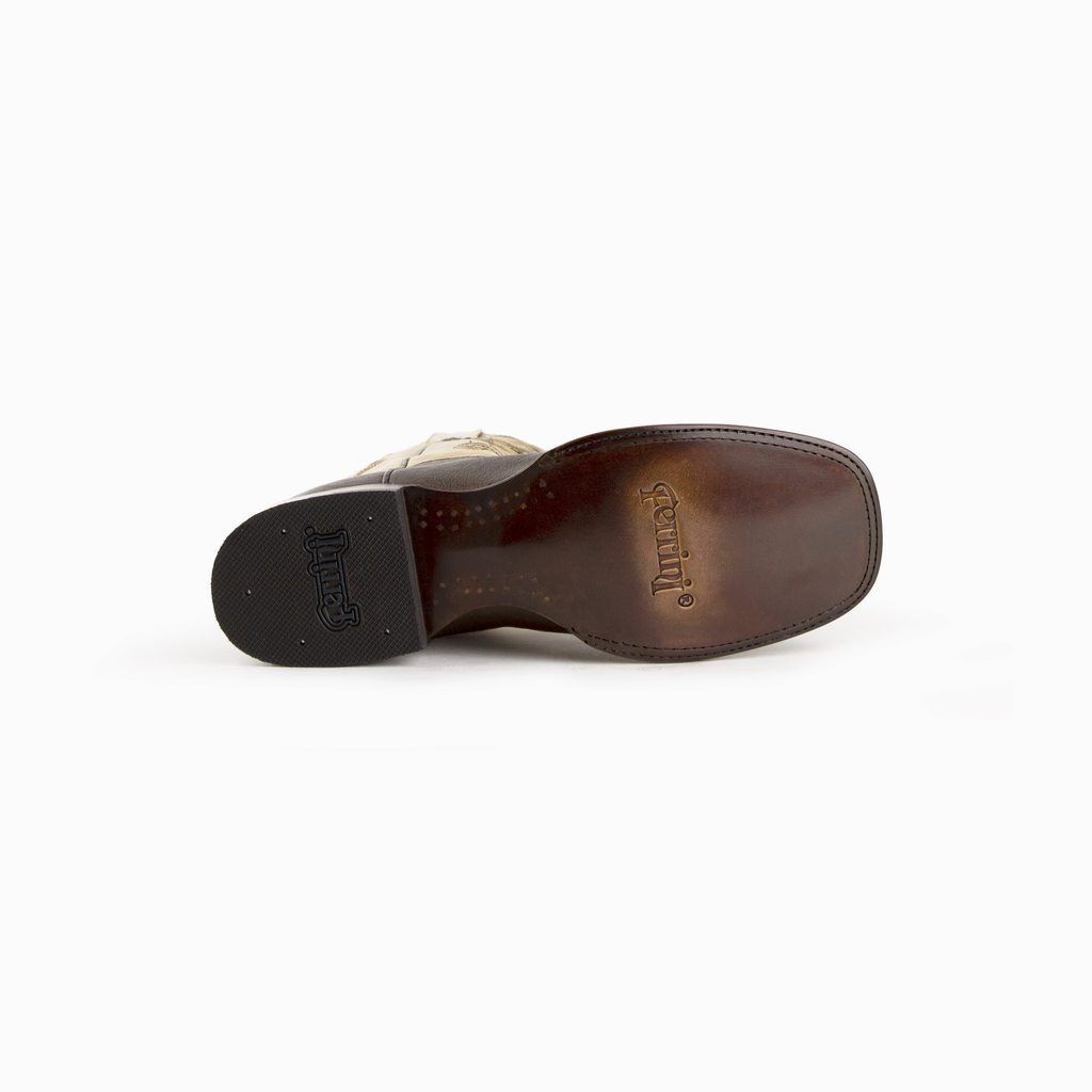 Men's Morgan Ostrich Chocolate S-Toe