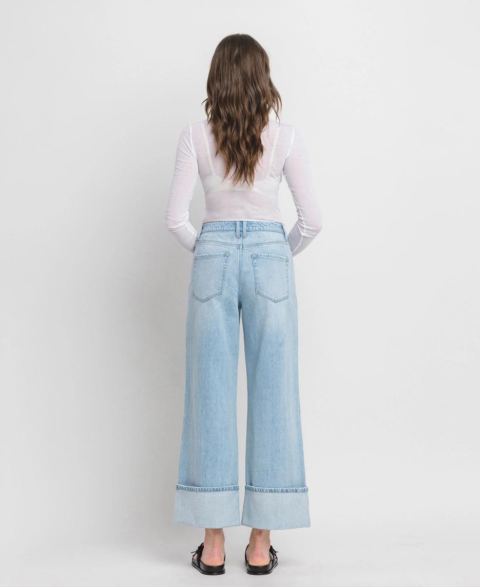 Super High Rise Baggy Wide Leg Jeans | Streamlined