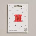 Letter M Patch Circus Font