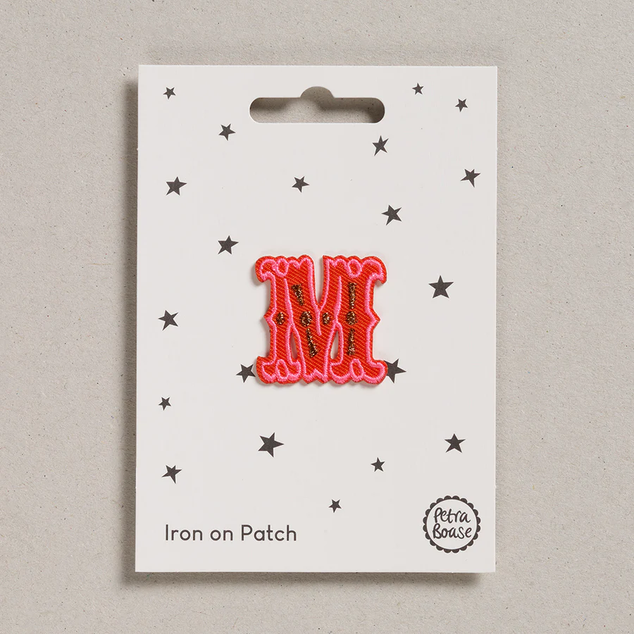 Letter M Patch Circus Font