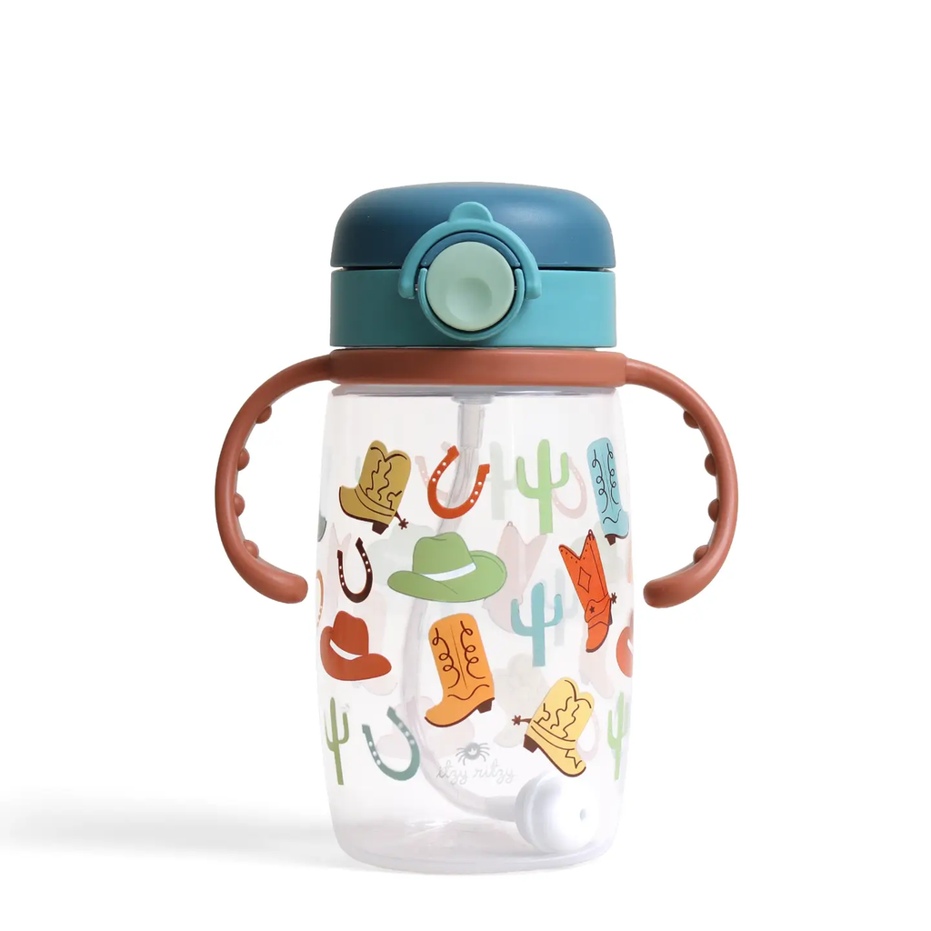 Itzy Sips™ - Straw Cup with Snap-Close Lid - GIDDY UP