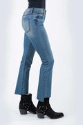 WOMENS JEAN 921 HIGH RISE FLARE FIT STETSON BACK POCKET OWS 11-054-0921-2405 BU