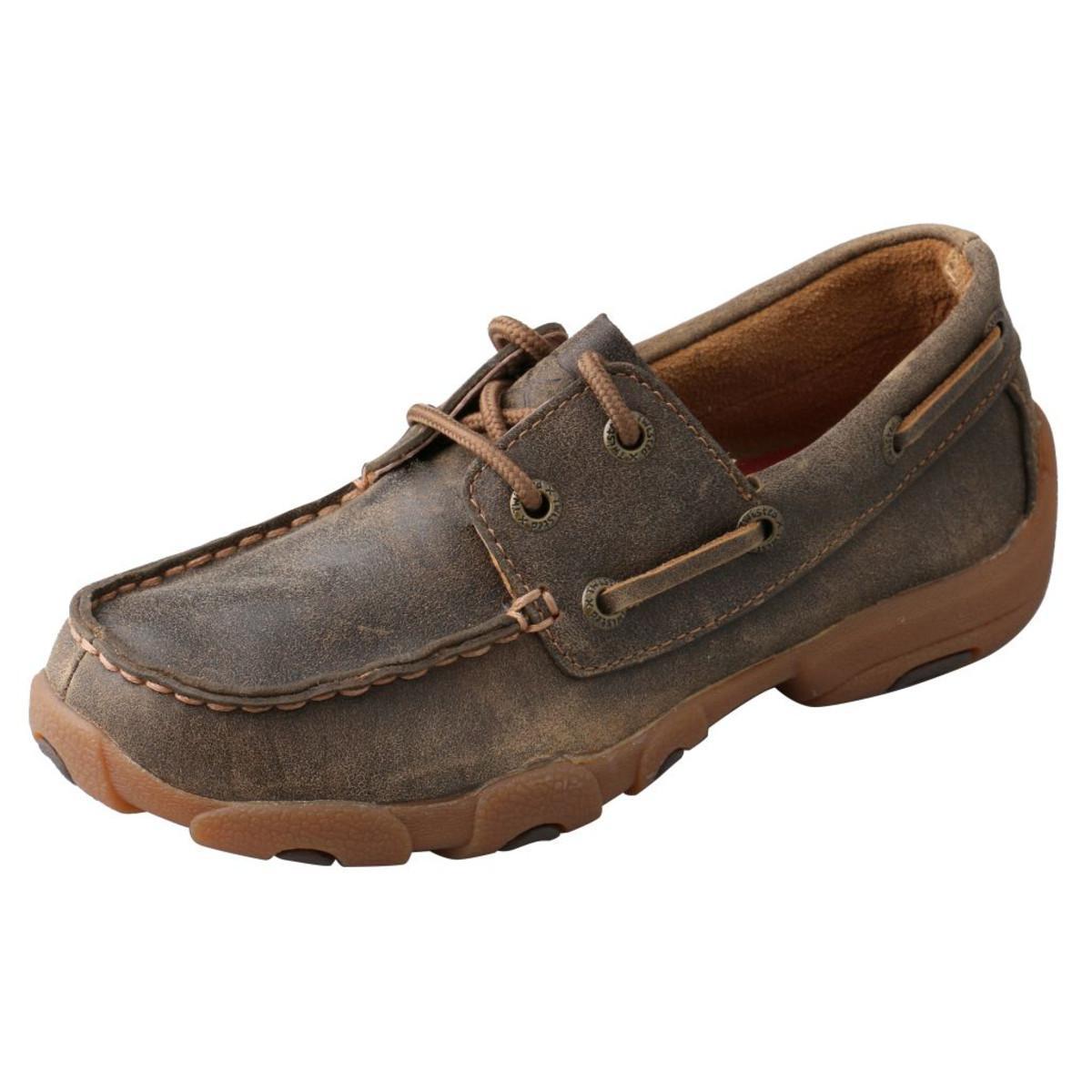 YOUTH DRIVING MOCCASINS - BOAT/BOMBER YDM0002