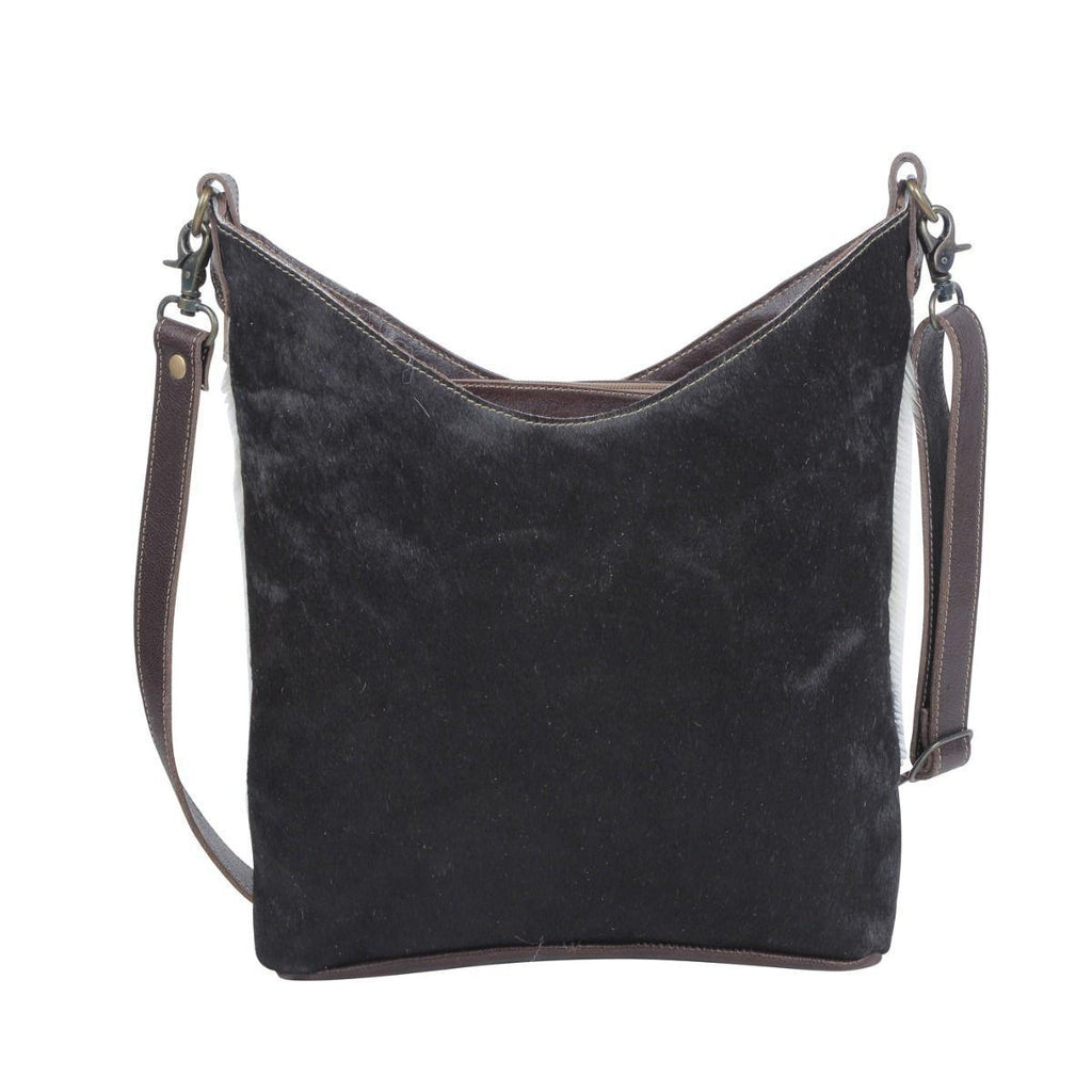 COCO AND CREAM HAND-TOOLED BAG S-4709
