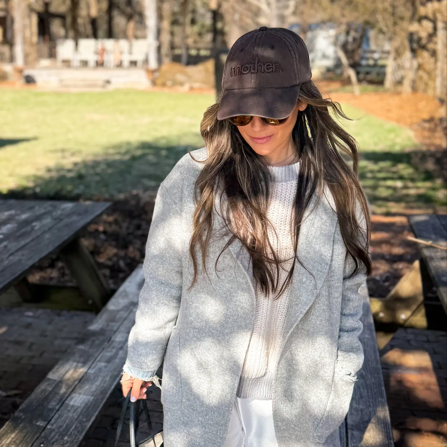 Mother Embroidered Dad Hat - Washed Brown