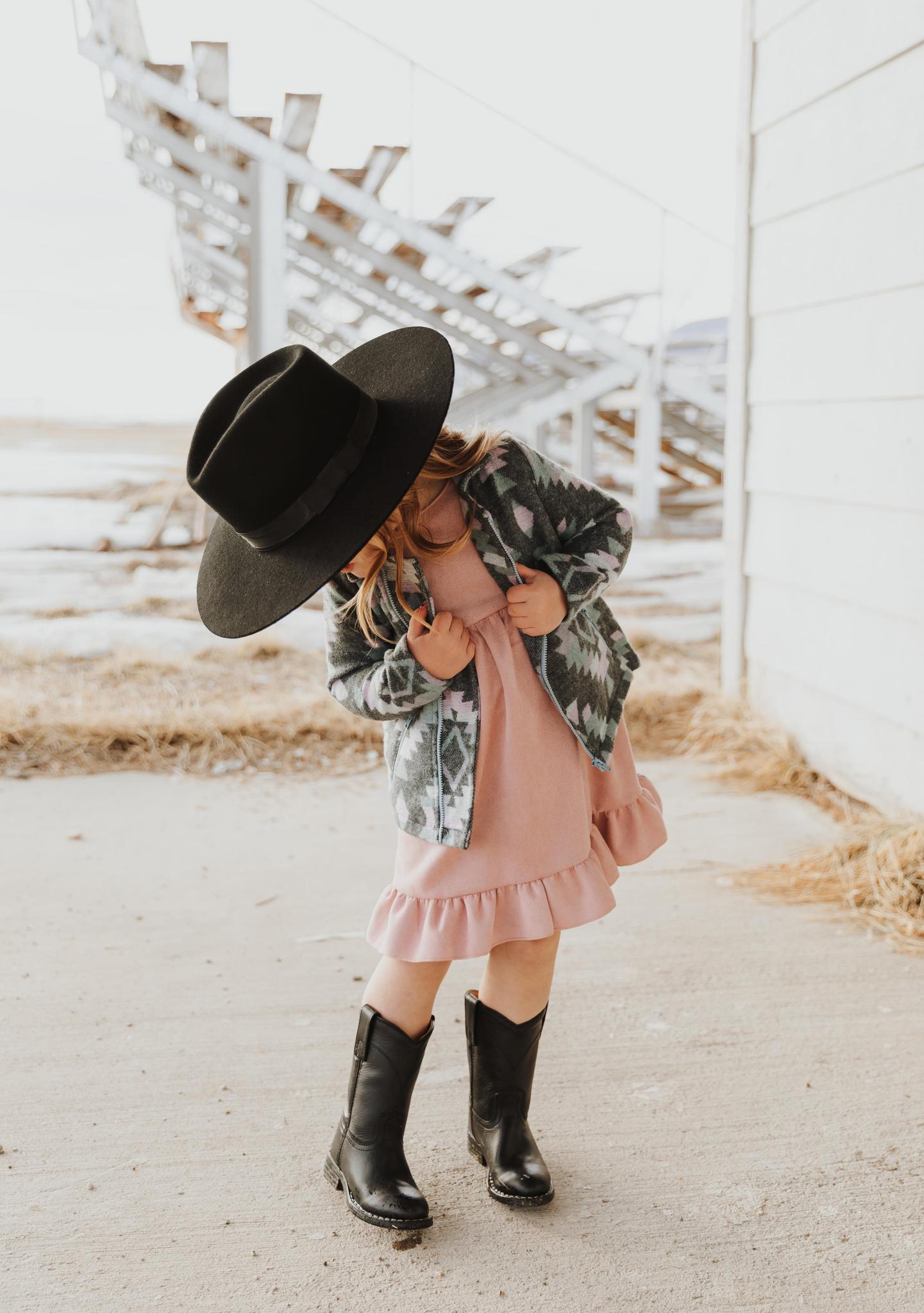 BLACK ROPER STYLE BOOTS - Style 3010