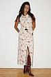 RODEO MAXI SKIRT WITH FRONT SLIT - CREAM