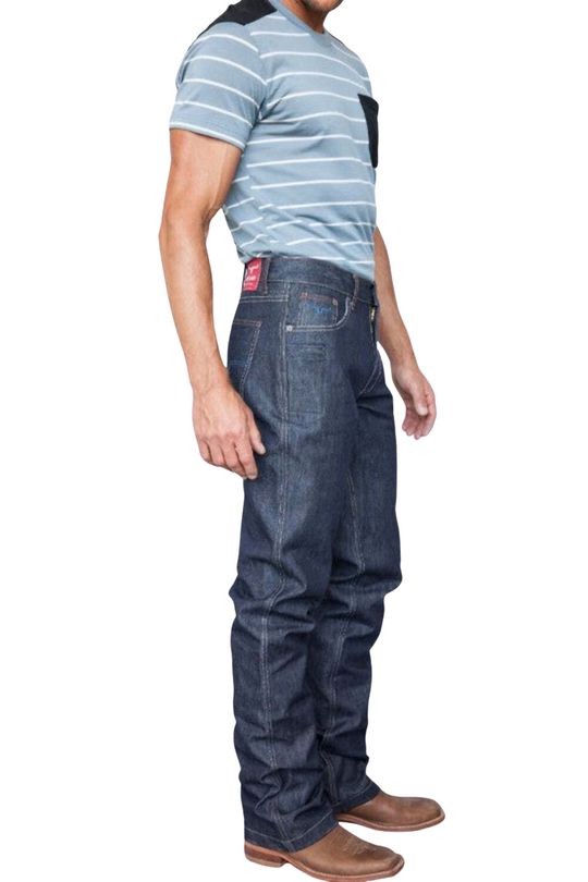 MENS KIMES JEANS - RAW DILLON BLUE