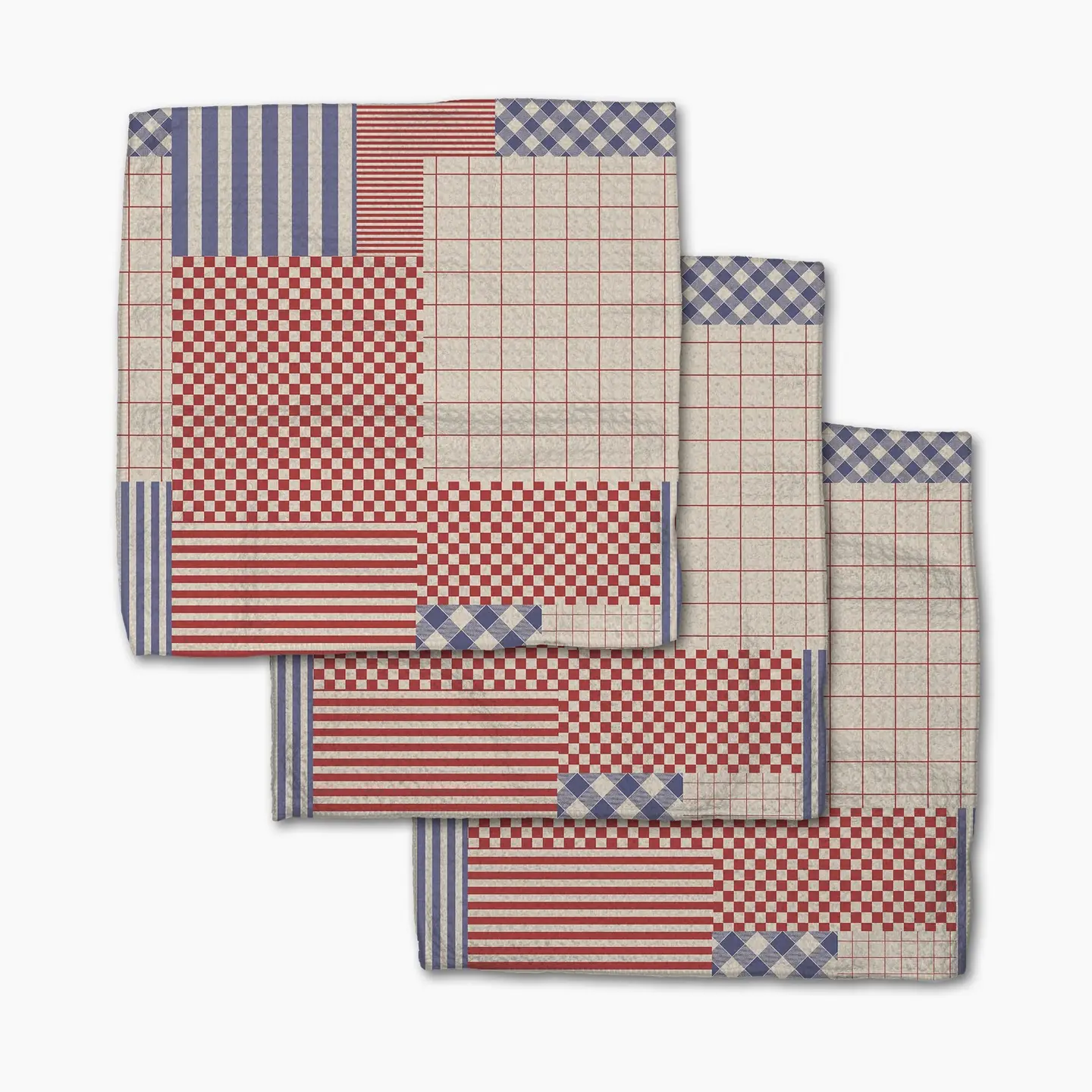 Patched Up Parade Dishcloth Set