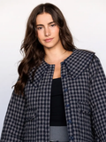 GINGHAM Quilted Jacket