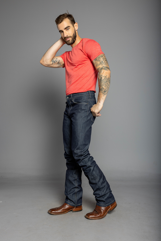MENS KIMES JEANS - RAW JAMES BLUE