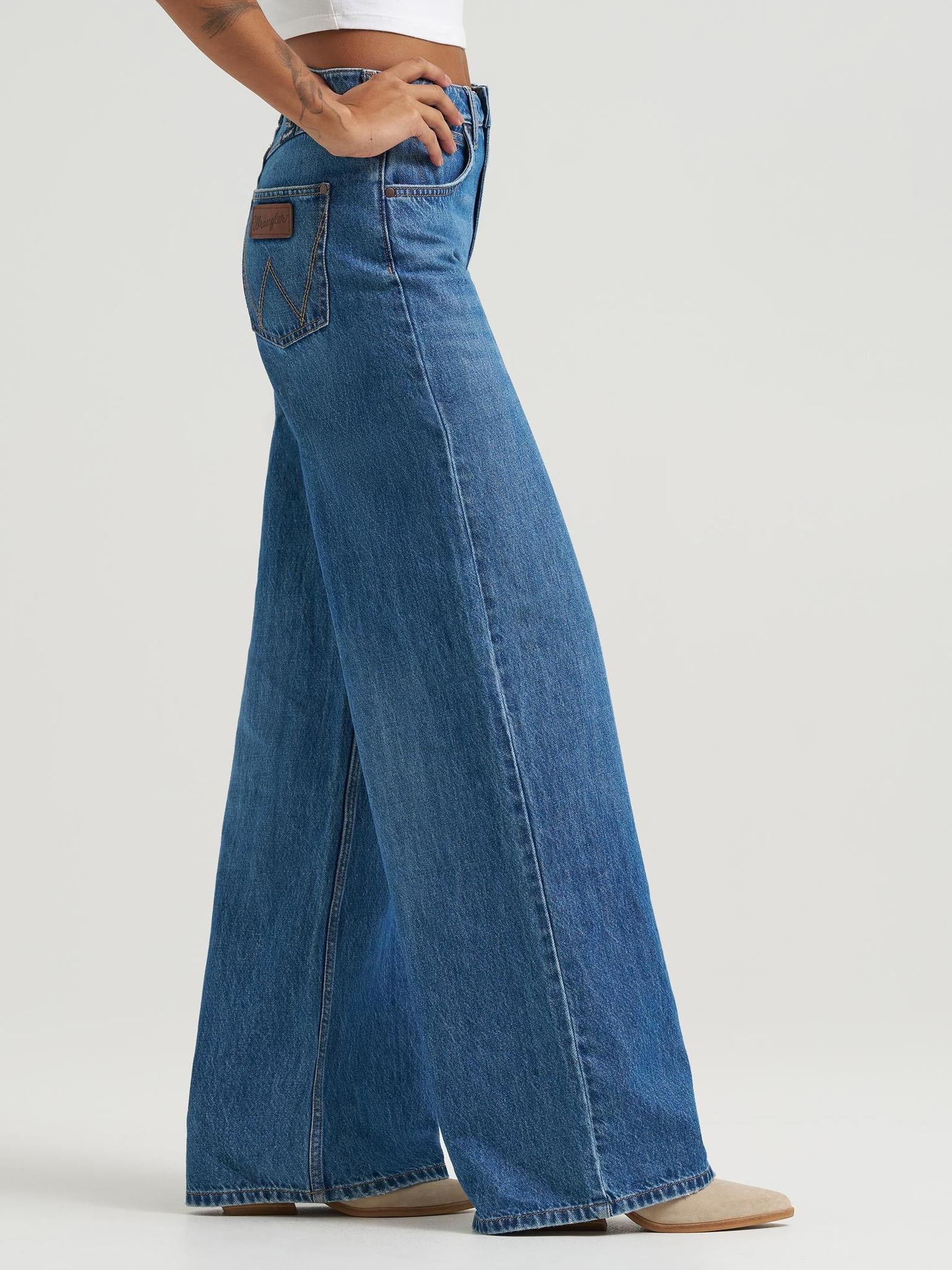 Wrangler Retro® Bailey Wide Leg Jean - High Rise - Yvette