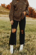 90'S VINTAGE CROP FLARE - BLACK