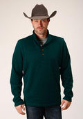 MENS STETSON SWEATER BONDED SWEATER KNIT PULLOVER -  11-014-0120-6071