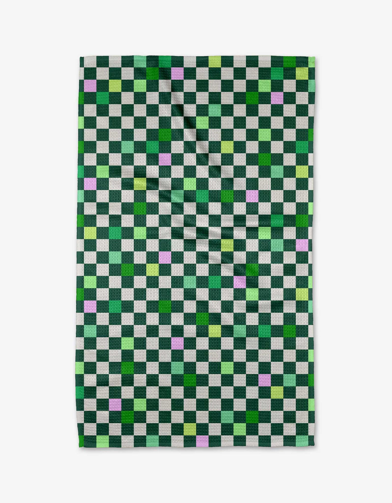 Magical Checkers Kitchen Tea Towel