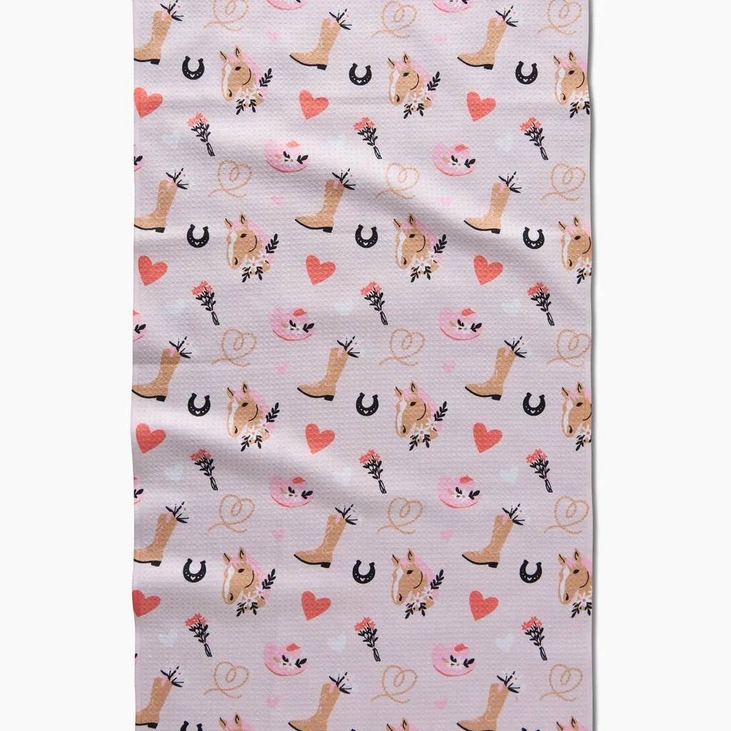 Cowgirl Love Tea Towel