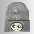 Strong As A Mother® Patch Beanie - Gray