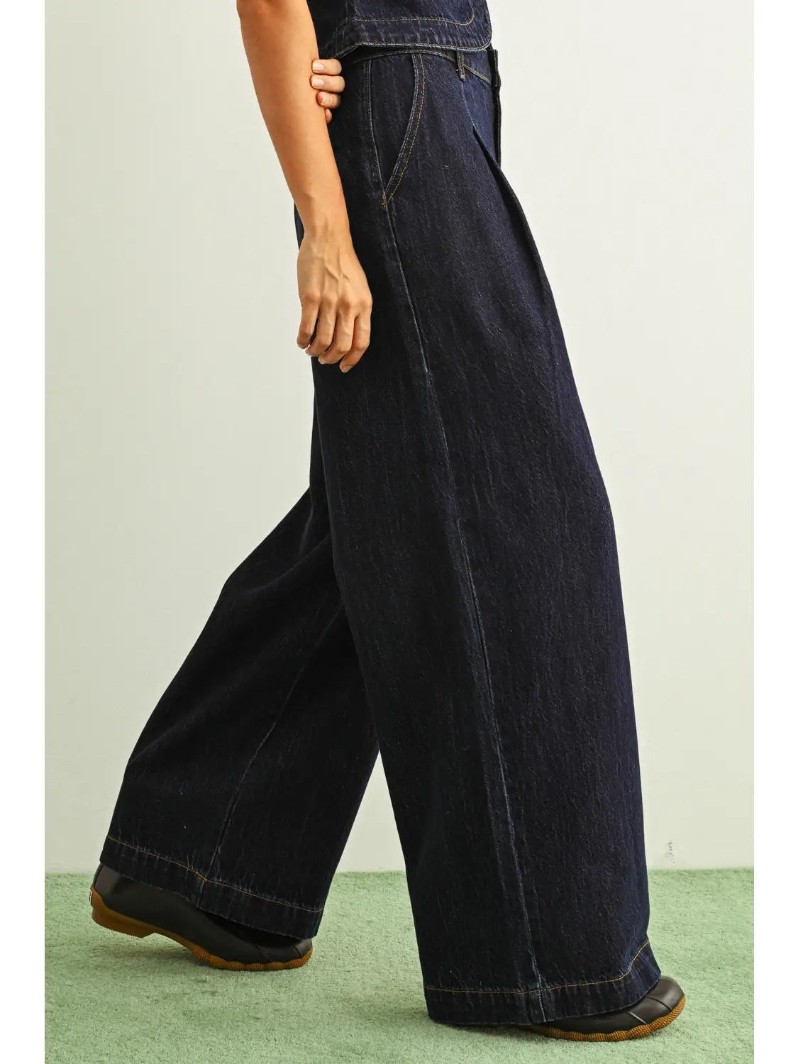Indigo Wide Leg Denim Pants