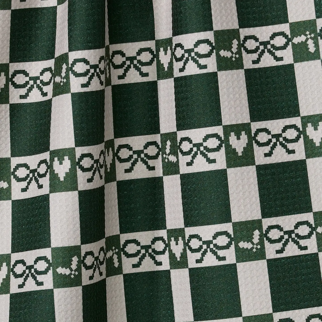 Elf Gingham Tea Towel