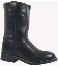 BLACK ROPER STYLE BOOTS - Style 3010