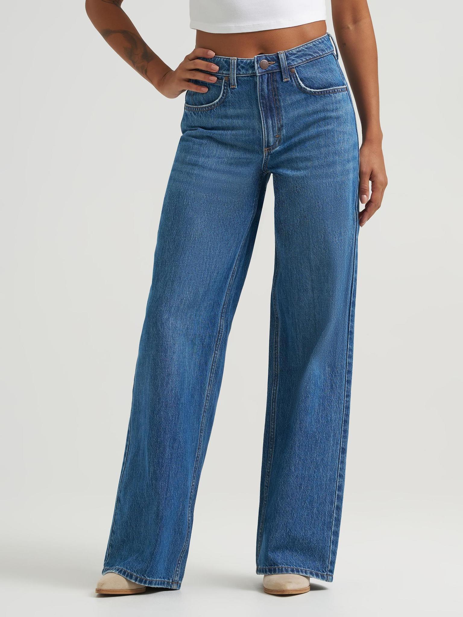 Wrangler Retro® Bailey Wide Leg Jean - High Rise - Yvette