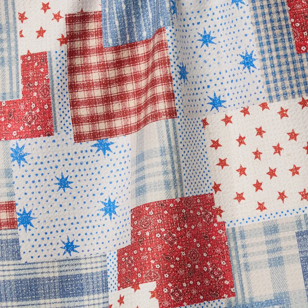 Stars and Stitches Tea Towel