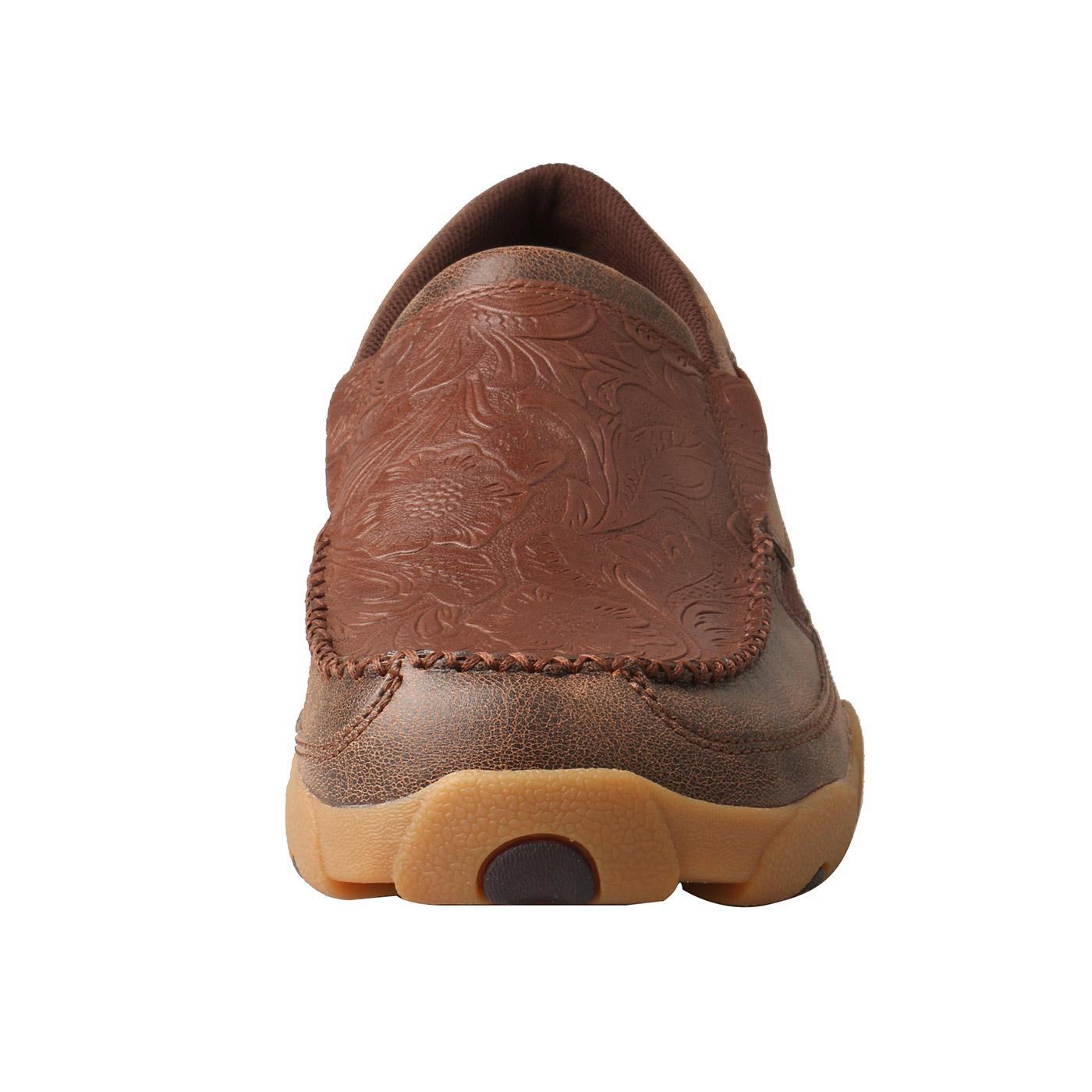 Men's Slip-On Driving Moc - Brown/Cognac MDMS014