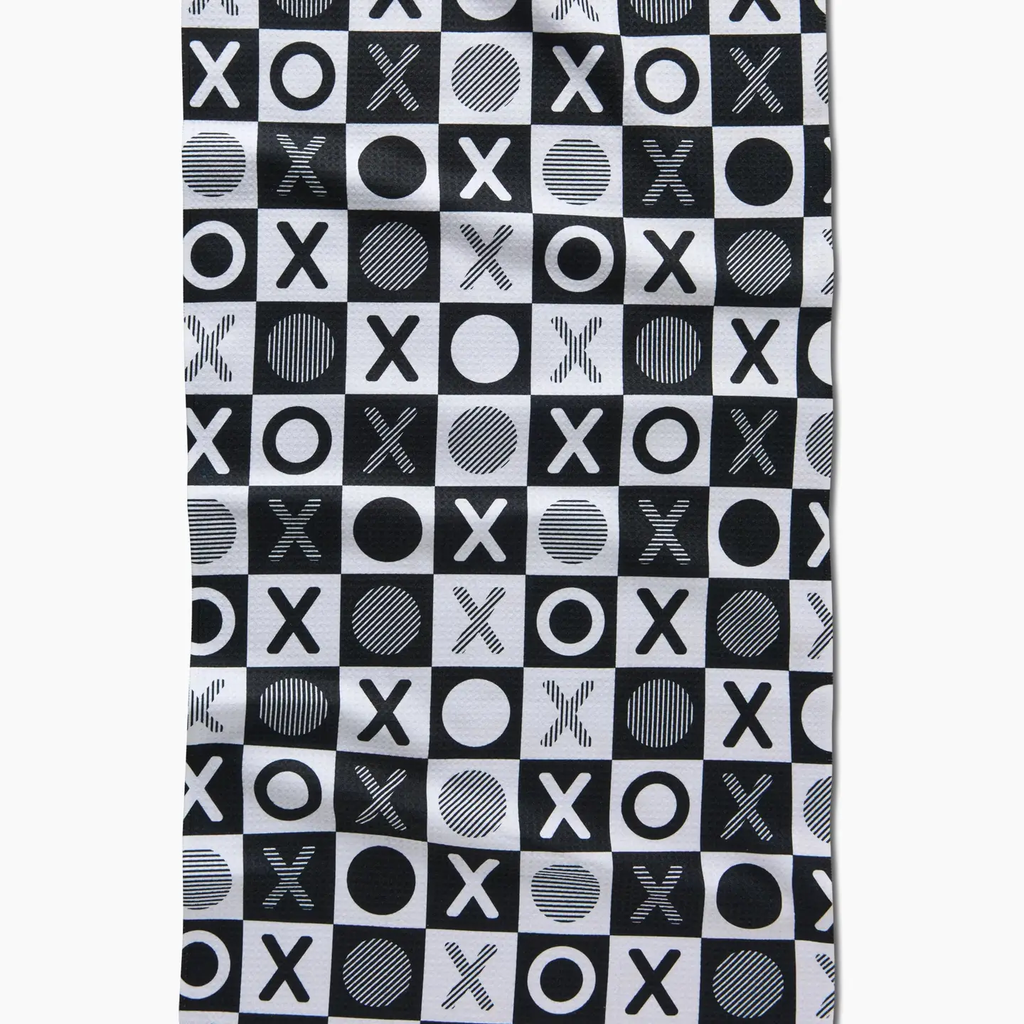 Checkered Xoxo Tea Towel