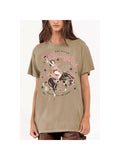 AMERICAN COWGIRL OVERSIZED GRAPHIC TEE - MINERAL TAUPE