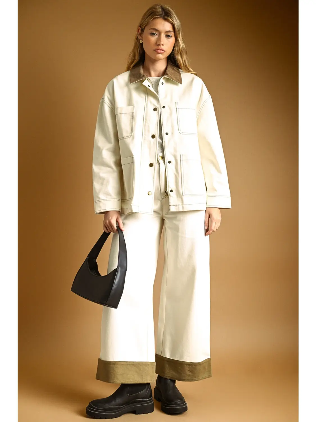 Corduroy Collar Barn Jacket