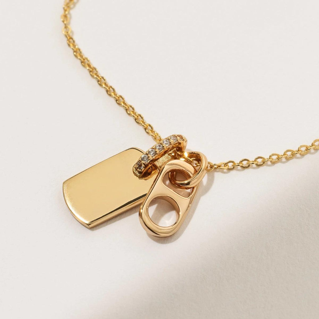 Made By Mary Soda Tab Charm - Gold