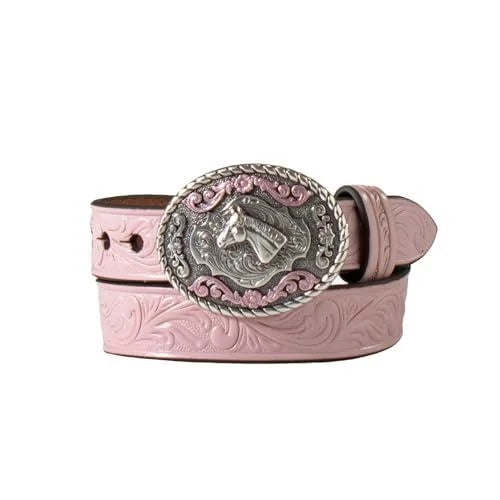 Nocona Belt Co. Girl's Belt Floral Embossed